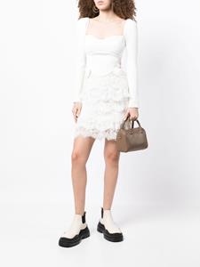 Ermanno Scervino Rok met kant - Wit