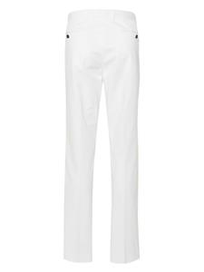 Zegna low-rise cotton chino trousers - Wit