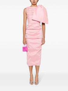 Rachel Gilbert Zima midi-jurk met ruches - Roze