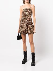 Alice + olivia Mini-jurk met luipaardprint - Bruin
