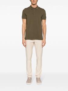 Eleventy low-rise stretch-cotton tapered trousers - Beige