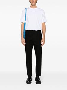 Lanvin mid-rise tapered trousers - Zwart