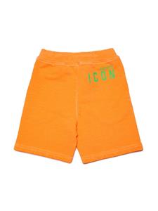 Dsquared2 Kids Shorts met logoprint - Oranje