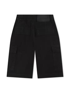 Marc Jacobs Kids Ripstop katoenen bermuda cargo shorts - Zwart
