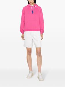 Polo Ralph Lauren embroidered-logo jersey hoodie - Roze