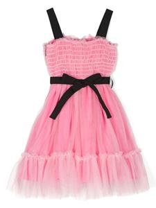 MSGM Kids Mouwloze jurk - Roze