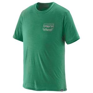 Patagonia  Cap Cool Merino Graphic Shirt - Merinoshirt, groen