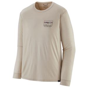 Patagonia  L/S Cap Cool Merino Graphic Shirt - Merinoshirt, grijs