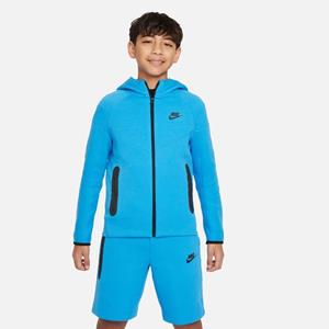 Nike Hoodie NSW Tech Fleece 24 - Blauw/Zwart Kids