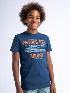 Petrol Industries Artwork T-shirt Offshore Petrol Blue 