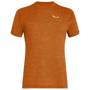 Salewa  Puez Melange Dry S/S Tee - T-shirt, bruin/oranje
