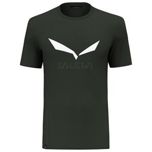 Salewa  Solidlogo Dry T-Shirt - Sportshirt, olijfgroen