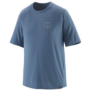 Patagonia  Cap Cool Trail Graphic Shirt - Sportshirt, blauw