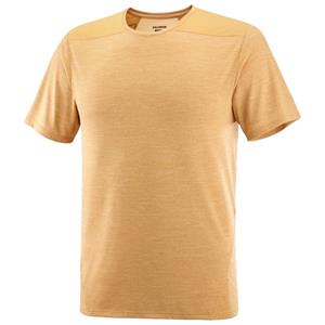Salomon  Outline S/S Tee - Sportshirt, beige