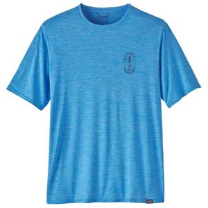 Patagonia  Cap Cool Daily Graphic Shirt Lands - Sportshirt, blauw