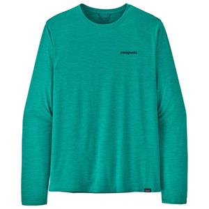 Patagonia  L/S Cap Cool Daily Graphic Shirt Waters - Sportshirt, turkoois