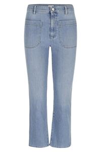 Améline Straight Fit Stretchjeans Hoge Taille