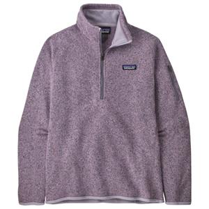 Patagonia  Women's Better Sweater 1/4 Zip - Fleecetrui, roze/grijs