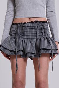 Jaded London Thursday Pinstripe Mini Skirt
