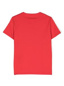 Versace Kids Katoenen T-shirt met Medusa-print - Rood