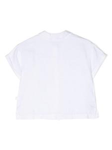 Il Gufo short-sleeve linen shirt - Wit