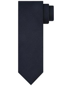 Profuomo  Zijden Stropdas Navy - M/L - Heren