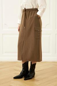 IN FRONT HILDA SKIRT 16049 801 (Brown 801)