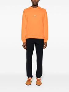 MSGM Sweater met logoprint - Oranje