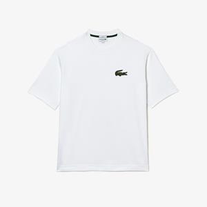 Lacoste Loose fit T-shirt met labelstitching