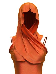Margherita MACCAPANI The Hood minidress - Oranje