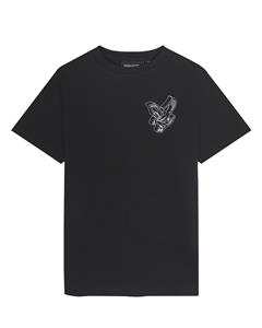 Lyle & Scott T-shirt 3D Graphic - Jet zwart