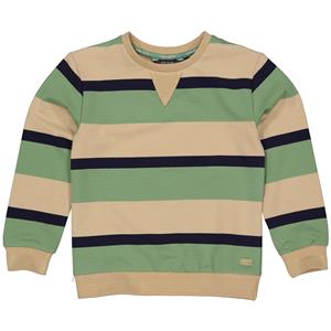 Quapi Jongens sweater - Berat - AOP zand gestreept