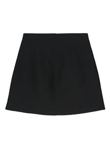 Jil Sander fine-ribbed mini skirt - Zwart