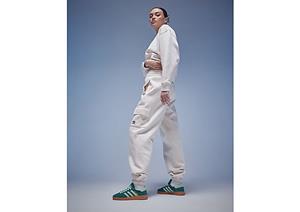 Adidas Originals Trefoil Essential Cargo Joggers - Wonder White- Dames