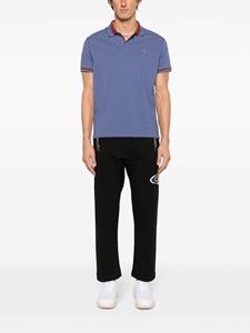 Vivienne Westwood Orb-logo cotton polo shirt - Blauw