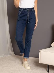 Issa Plus blauwe jeans met hoge taille