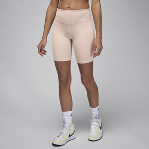 Jordan Sport bikeshorts met hoge taille voor dames (18 cm) - Bruin