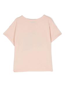Bobo Choses rainbow-print cotton T-shirt - Roze