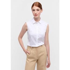 ETERNA Mode GmbH Satin Shirt Bluse in weiß unifarben