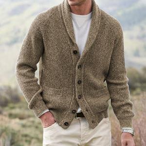 Sexy and beautiful clothes Herfst en winter nieuwe mode heren trui eenvoudig en verdikt vest herenjas