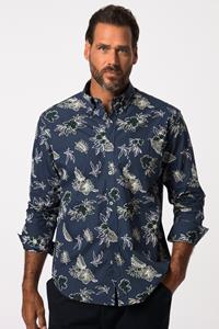 JP1880 Businesshemd Hemd Langarm Buttondown-Kragen floraler Print