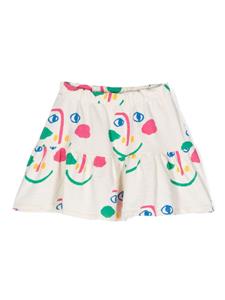 Bobo Choses graphic-print cotton skirt - Beige