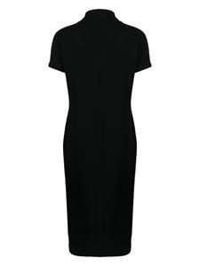 Sportmax Midi-jurk met halve rits - Zwart