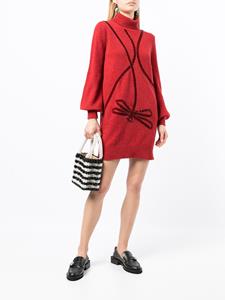 Onefifteen Mini-jurk met strikdetail - Rood