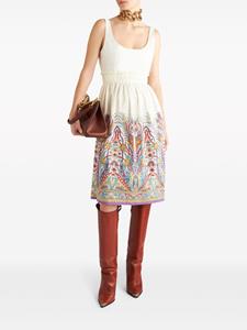 ETRO Midi-jurk met print - Wit