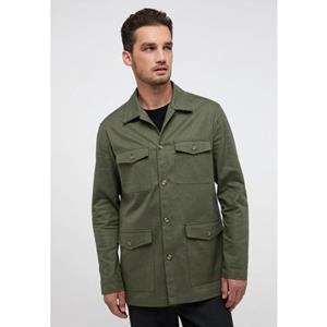 ETERNA Mode GmbH MODERN FIT Overshirt in grün unifarben