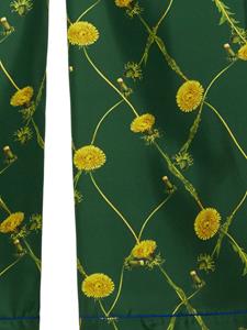 Burberry Dandelion floral-print flared trousers - Groen