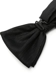 Lardini glitter-detail bow tie - Zwart