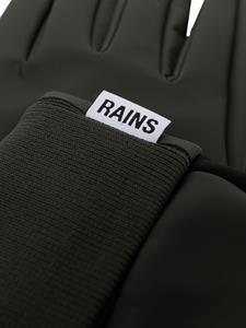 Rains Handschoenen met geribbeld detail - Groen