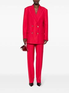 Moschino high-waist tailored trousers - Rood